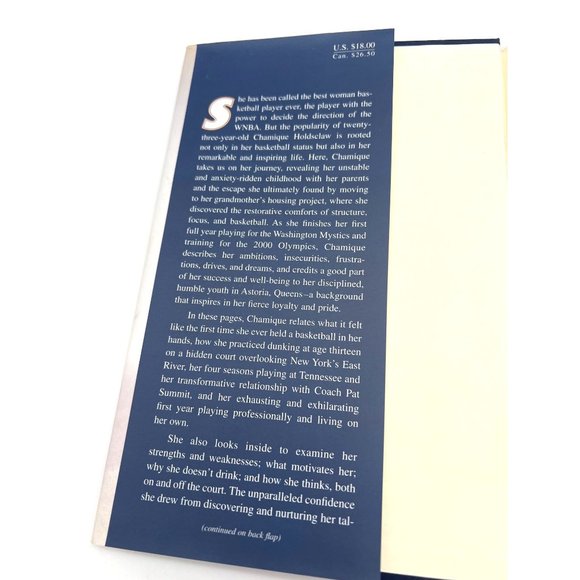 Chamique On Family Focus and Basketball 2000 First Edition Book Signed Scribner - Picture 5 of 8